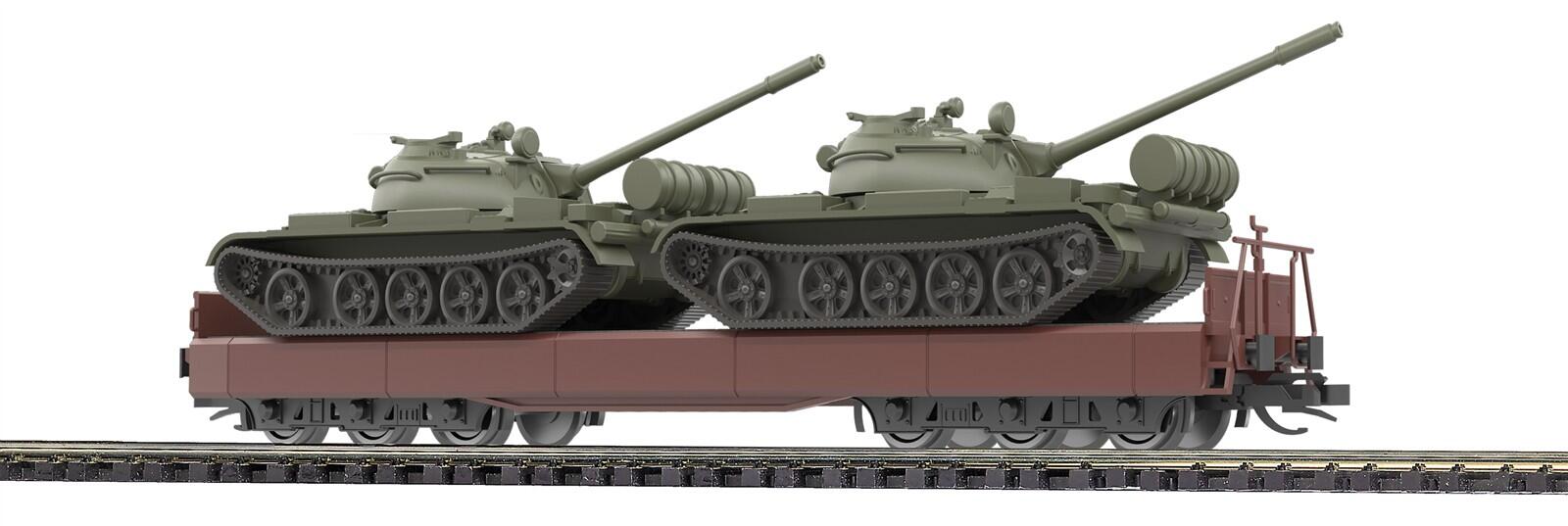 Busch 31650 TT Flachwagen Samm 4818 T-55A