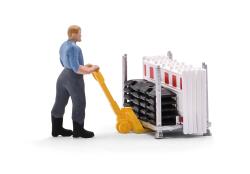 Busch 79897 H0 A-Set: Schrankenzaun-Transport