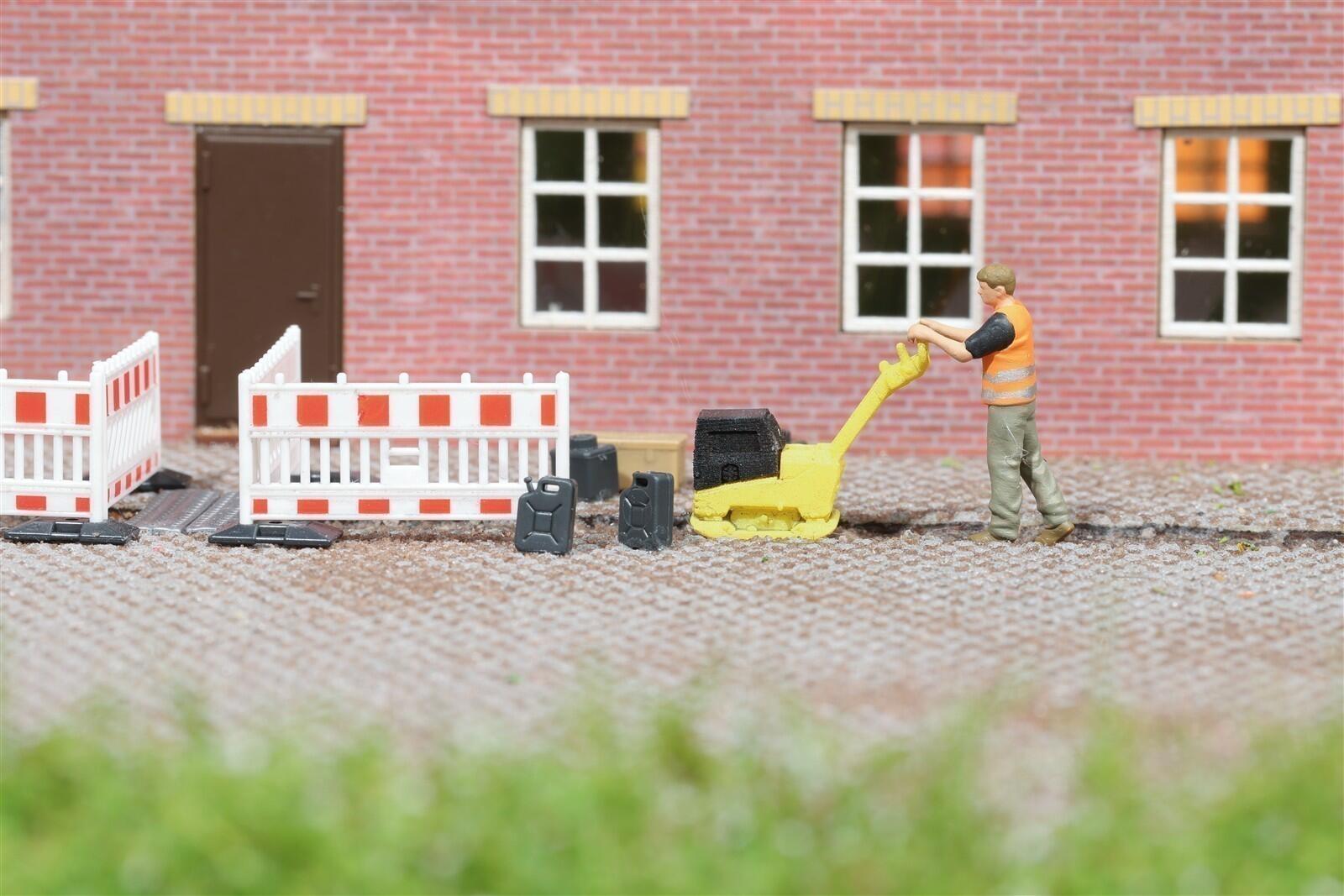Busch 79899 H0 A-Set: Profi an Rüttelplatte