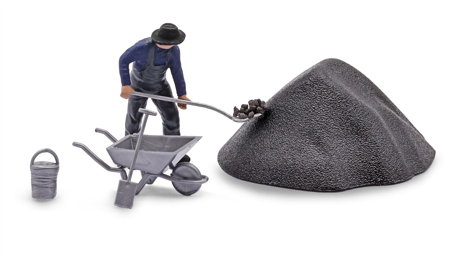 Busch 79940 H0 A-Set: Köhler bei der Arbeit