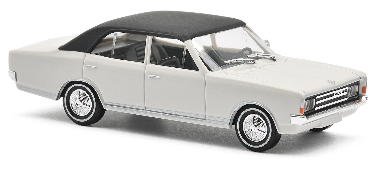 Busch 42020 H0 Opel Rekord C, Weiß