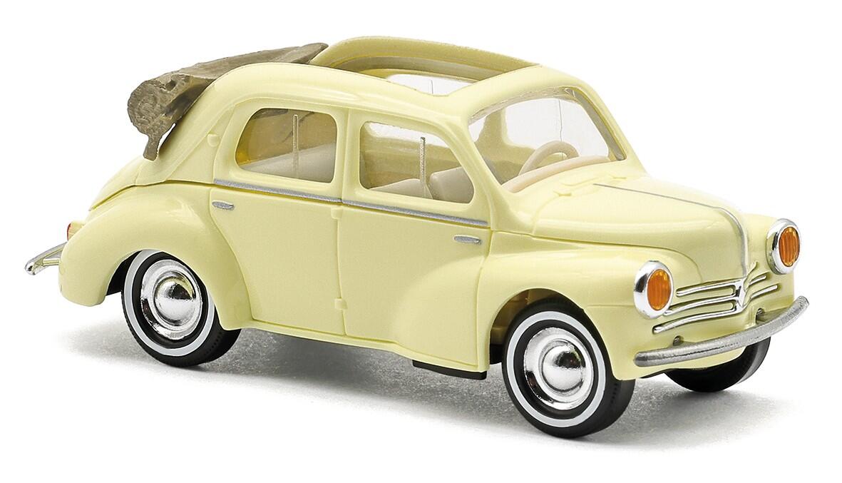 Busch 46576 H0 Renault 4 CV Cabrio, Gelb