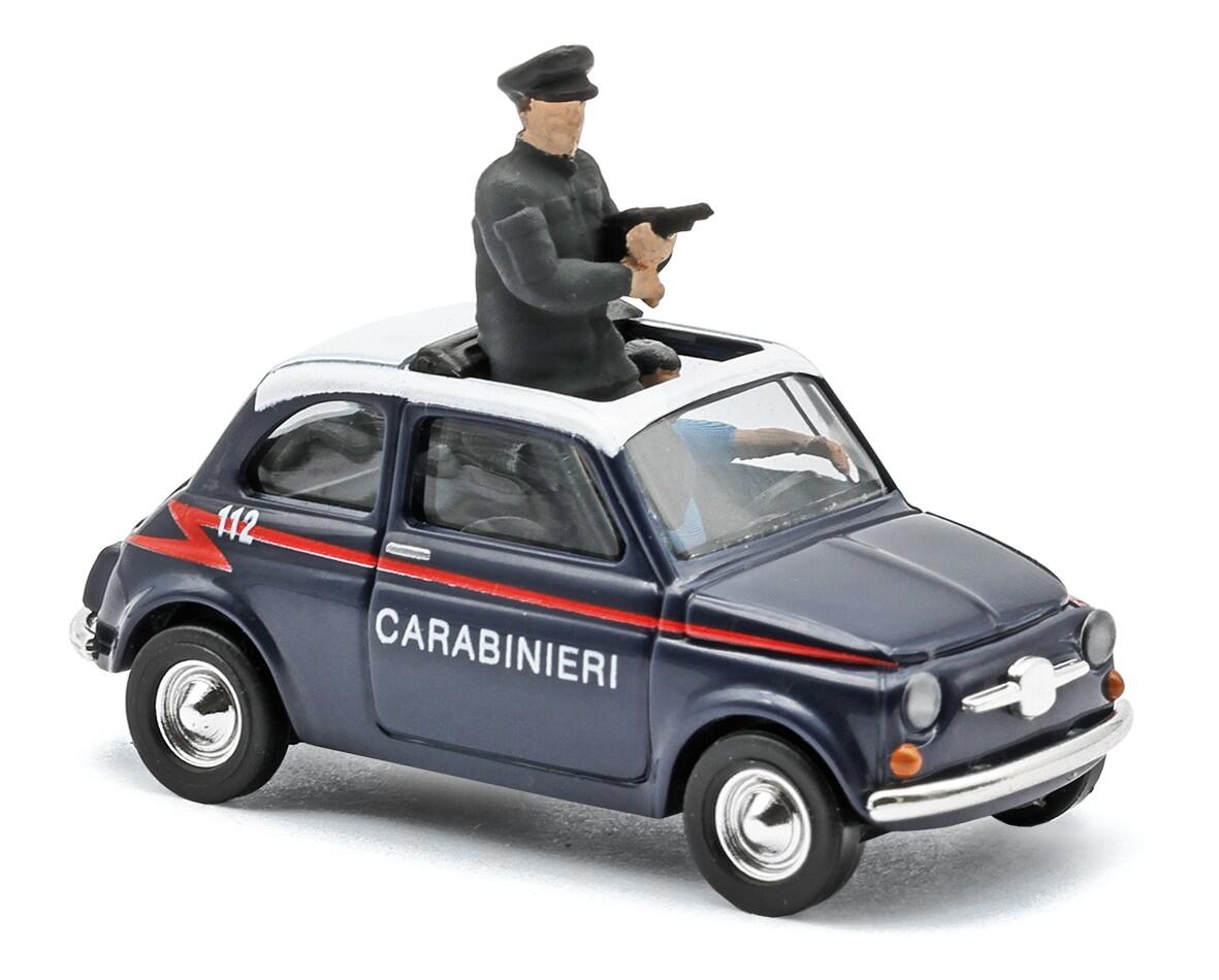 Busch 48738 H0 Fiat 500 Carabinieri 2 Figuren