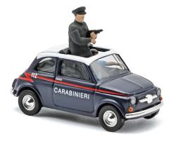Busch 48738 H0 Fiat 500 Carabinieri 2 Figuren