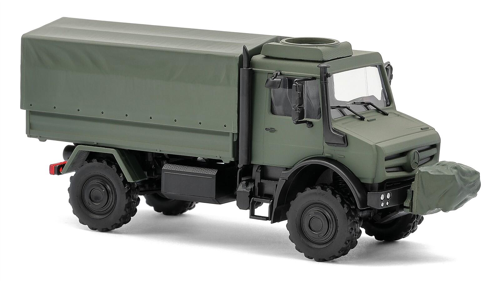Busch 51058 H0 Unimog U5023, MilitärSeilw.