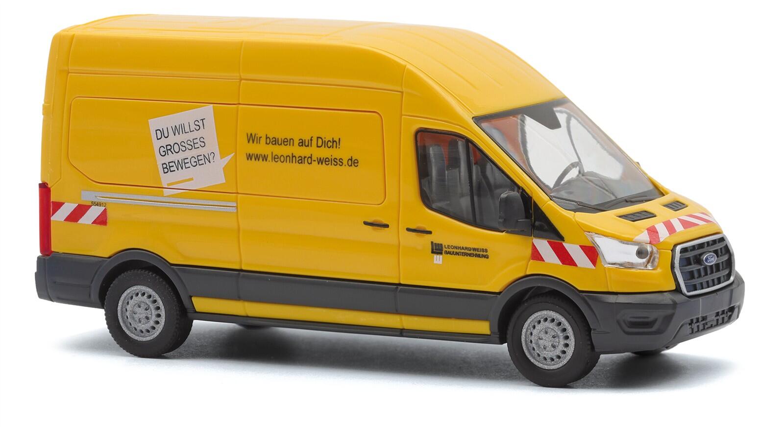 Busch 54516 H0 Ford Transit, Leonhard Weiss