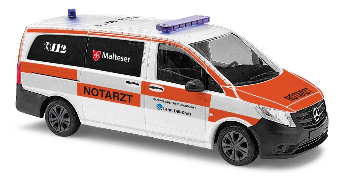 Busch 54806 H0 MB Vito, Malteser NEF
