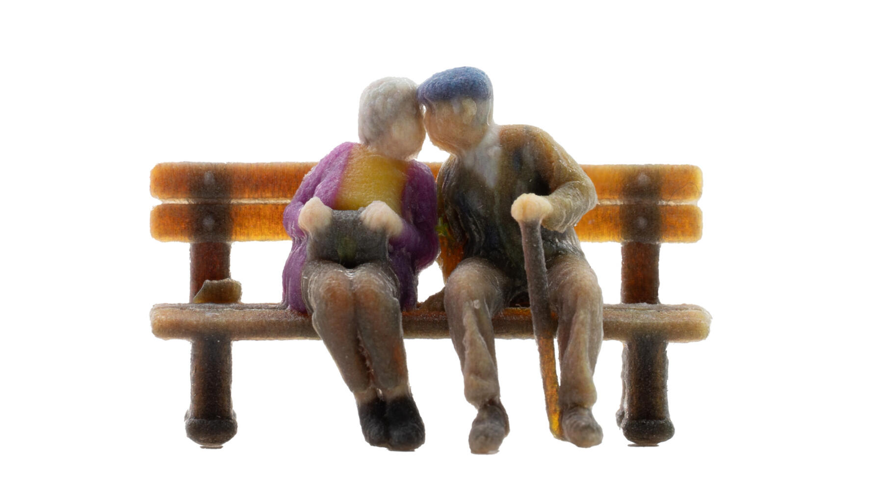 Noch 10435 H0 Senioren auf Bank