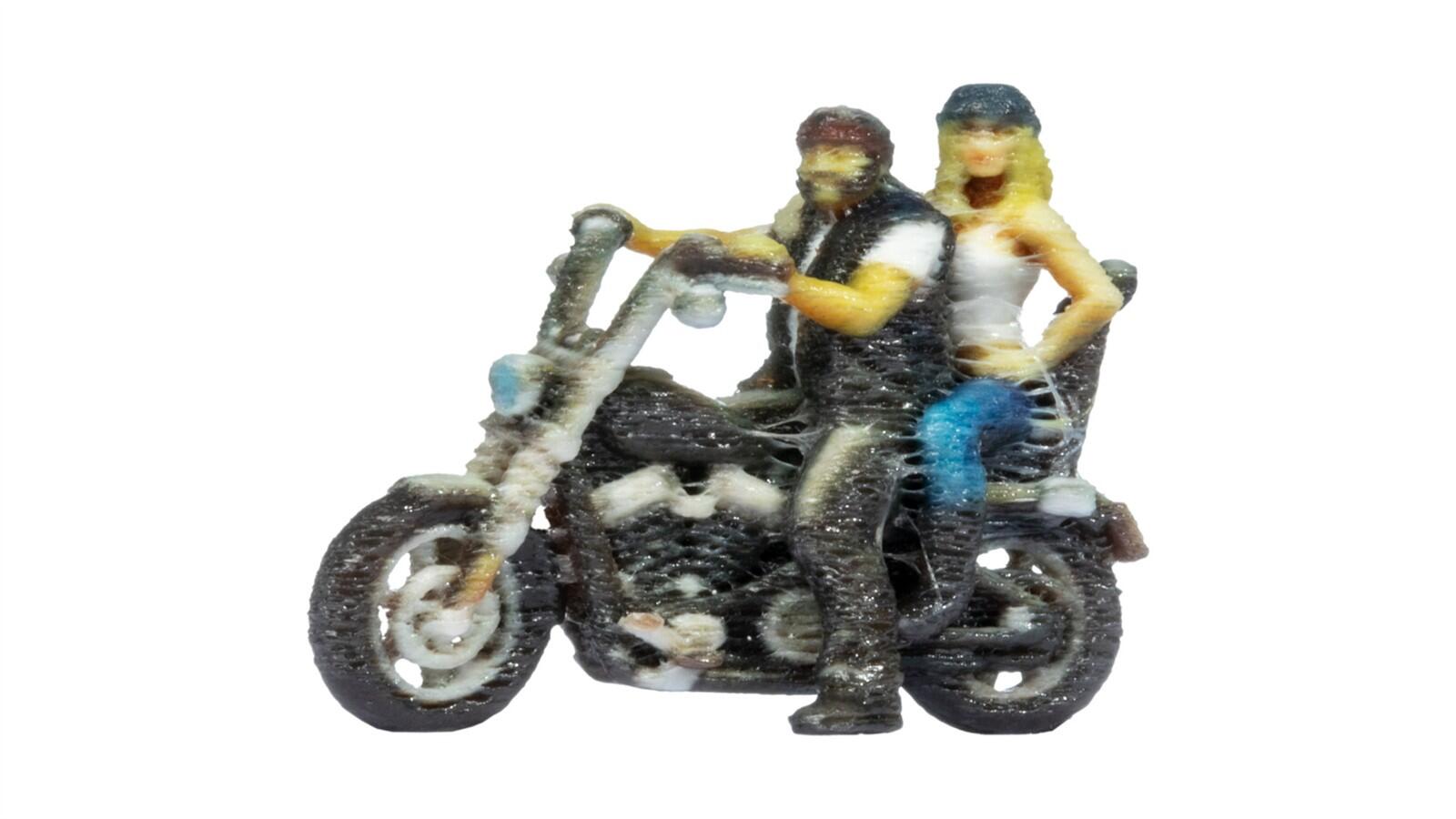 Noch 10904 H0 Chopper mit Rocker und Sozia, stehend