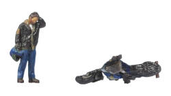 Noch 10909 H0 Motorradunfall