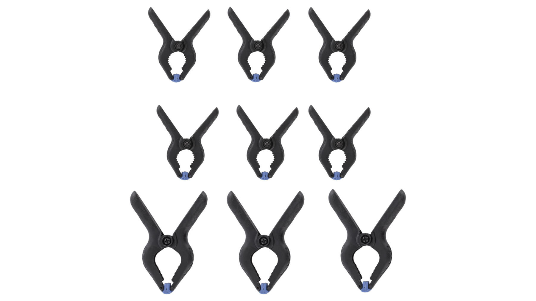 Noch 60105 Nylon-Klemmen-Set, 9 Stück