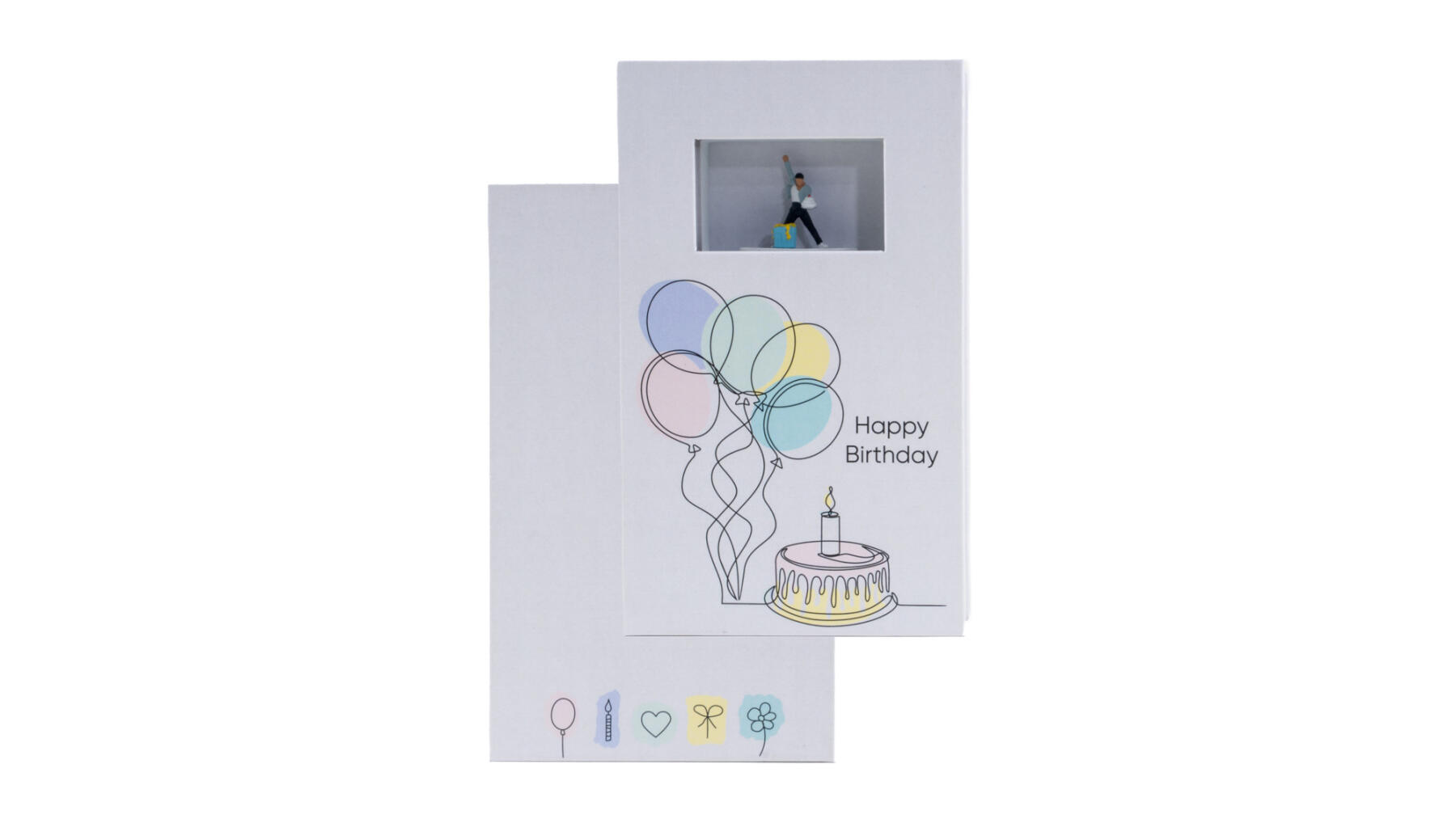Noch 99507 1/76 Geschenkbox „Happy Birthday”