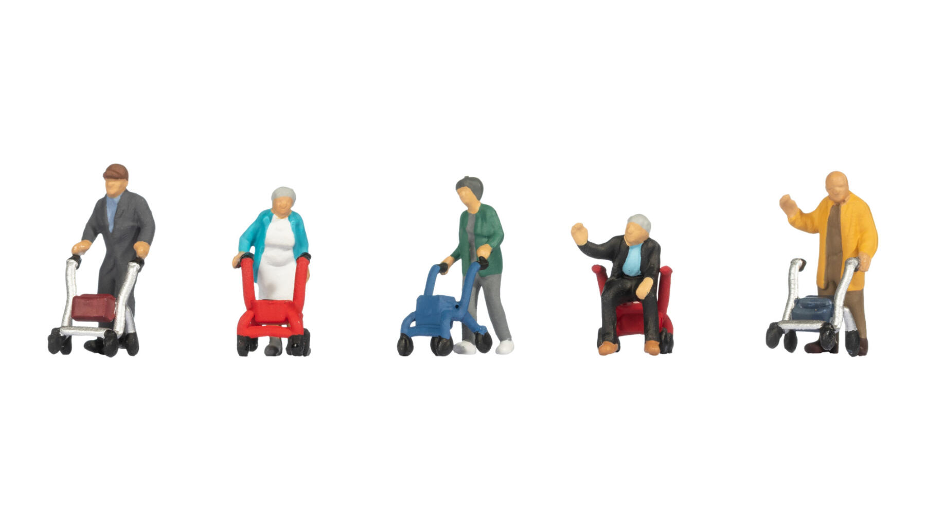 Noch 15549 H0 Senioren mit Rollator