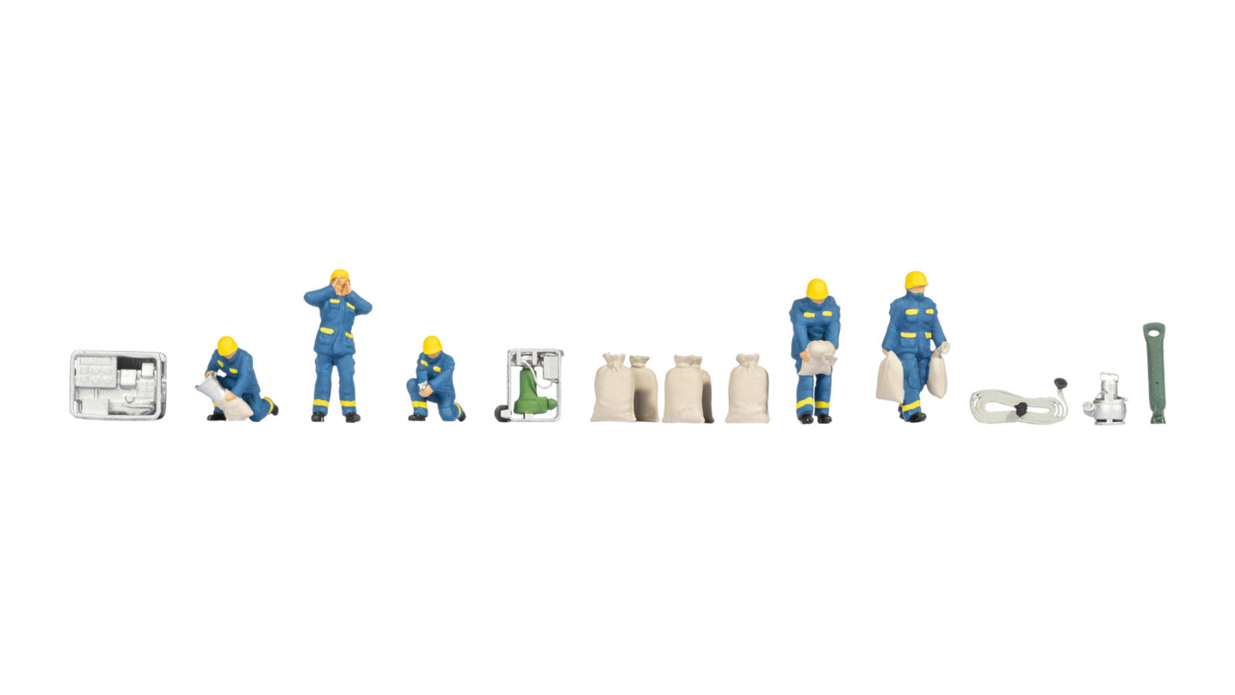 Noch 16258 H0 Figuren-Themenwelt „THW Hochwassereinsatz"