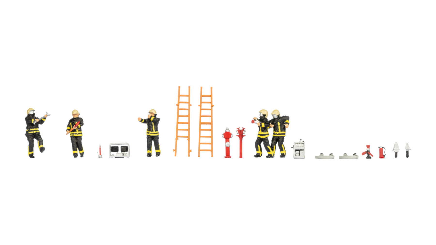 Noch 16259 H0 Figuren-Themenwelt „Feuerwehreinsatz"