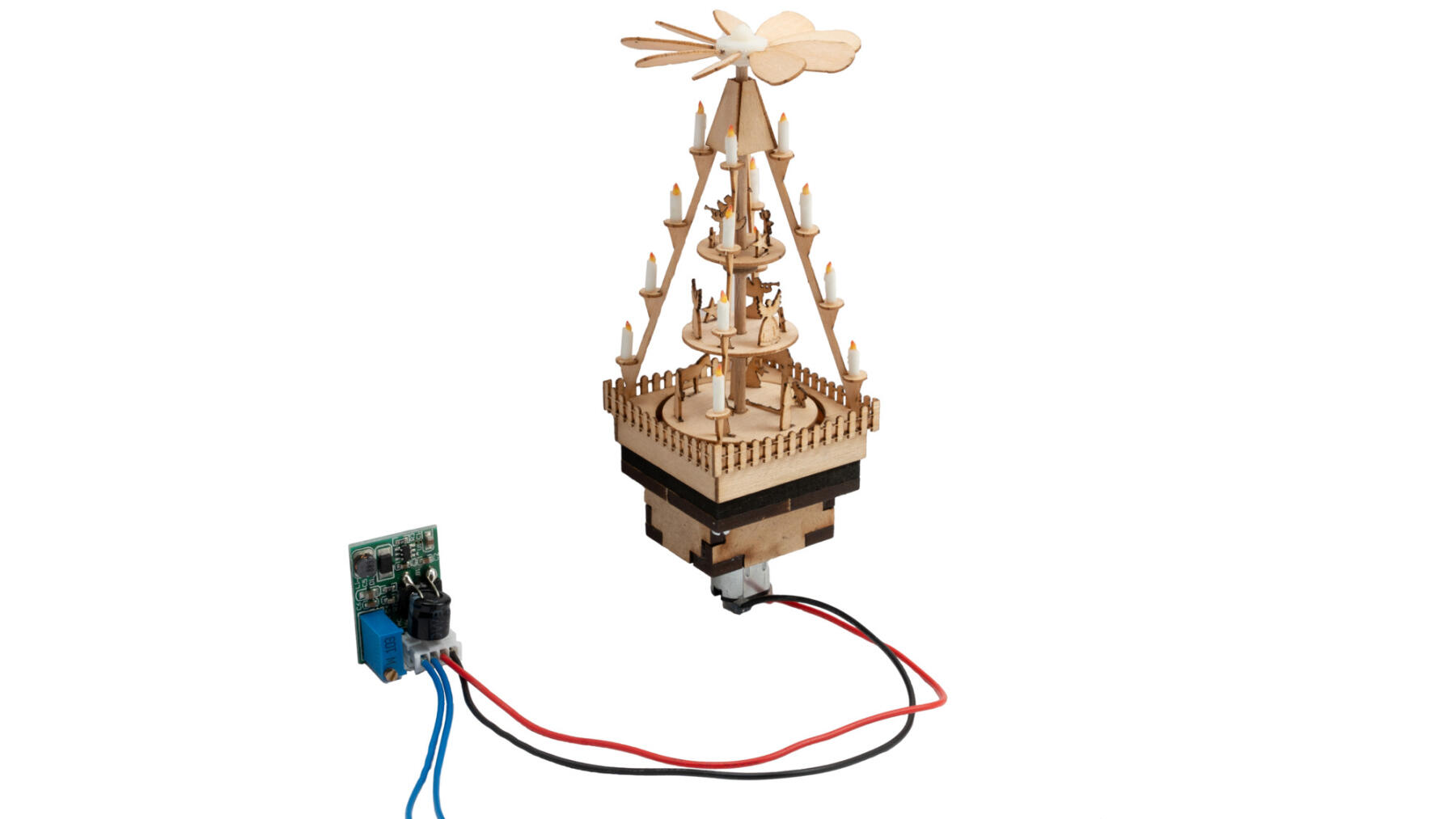 Noch 66413 H0 micro-motion Weihnachtsmarkt-Pyramide