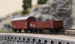 Igra Modell TT 96600001 2er Set Güterwagen Gm 39 & Ommu 39 DB, Ep.III