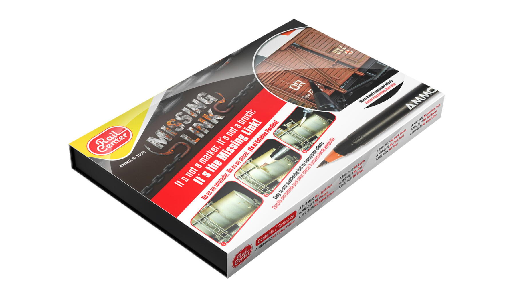 Noch 4601070  Missing Link, Alterungs-Pinselmarker-Set