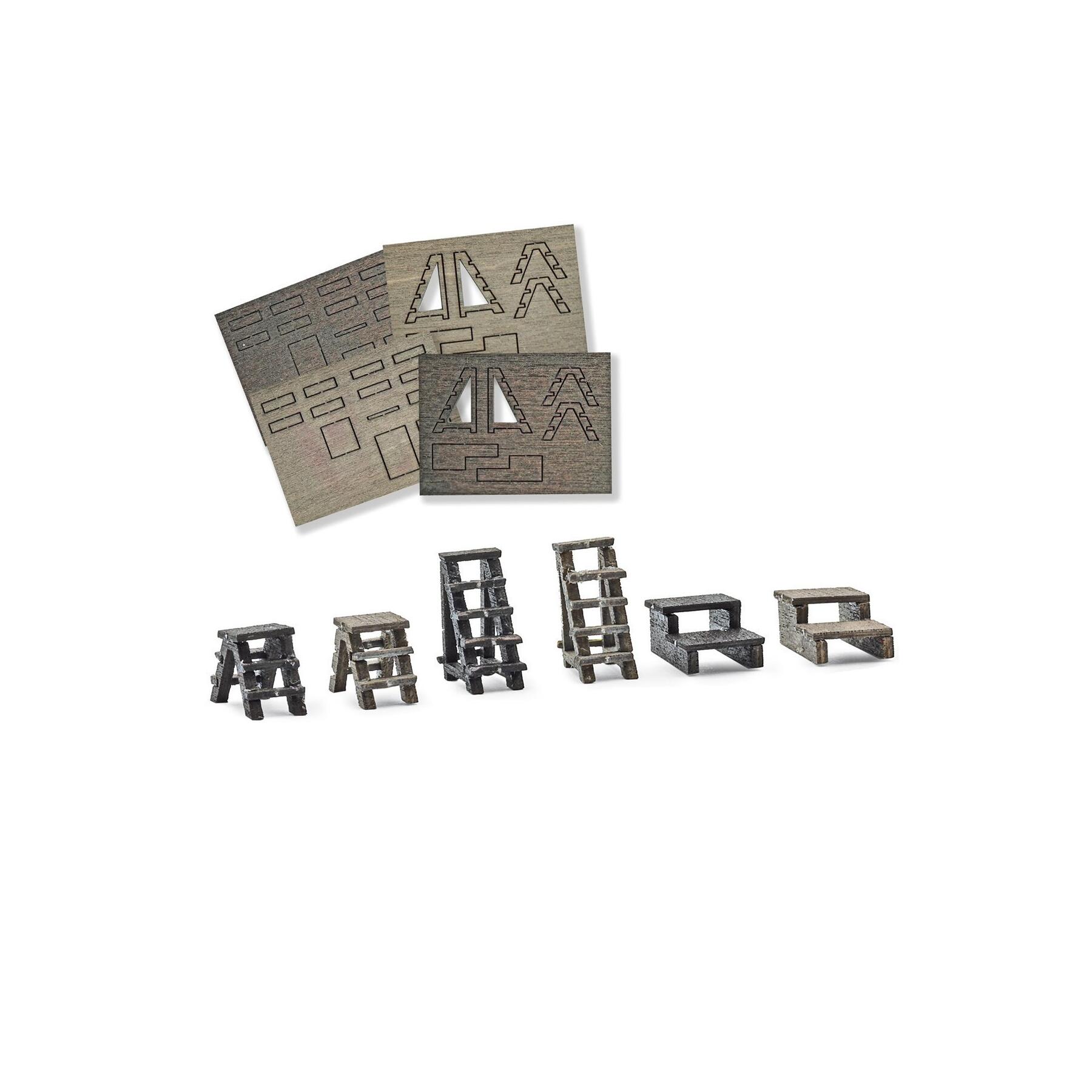 Busch 1859 H0 Aufstiege und Leitern
