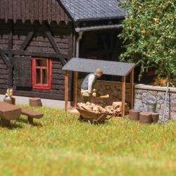 Busch 1869 H0 Holz stapeln H0