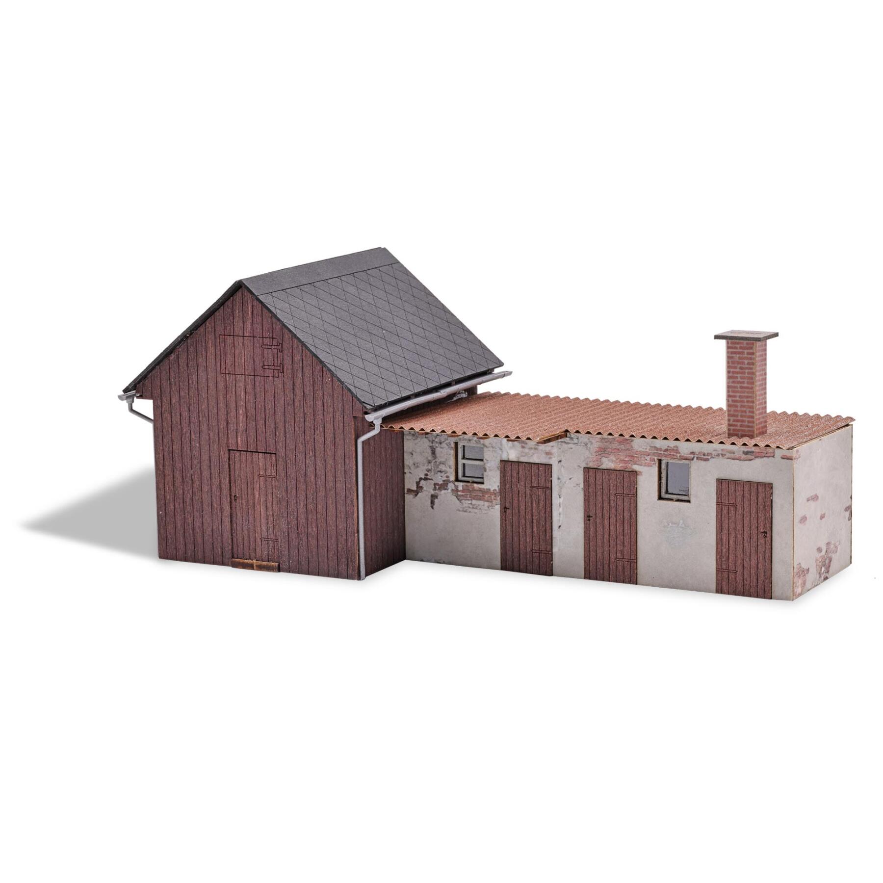 Busch 1929 H0 Nebengebäude / Schuppen