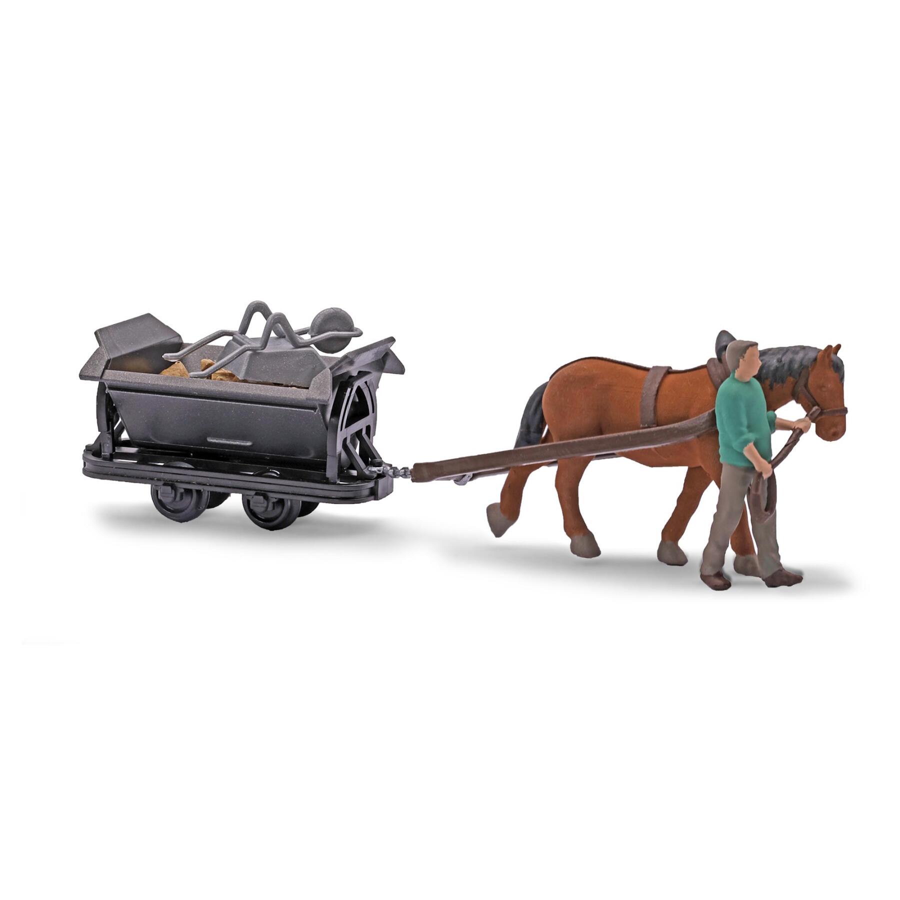 Busch 12456 H0 A-Set: Pferdebahn