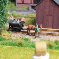 Busch 12456 H0 A-Set: Pferdebahn