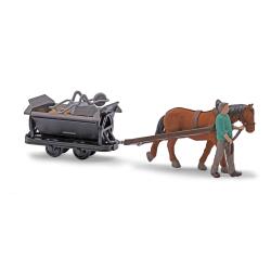 Busch 12456 H0 A-Set: Pferdebahn