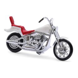 Busch 40154 H0 US Motorrad, Weiß