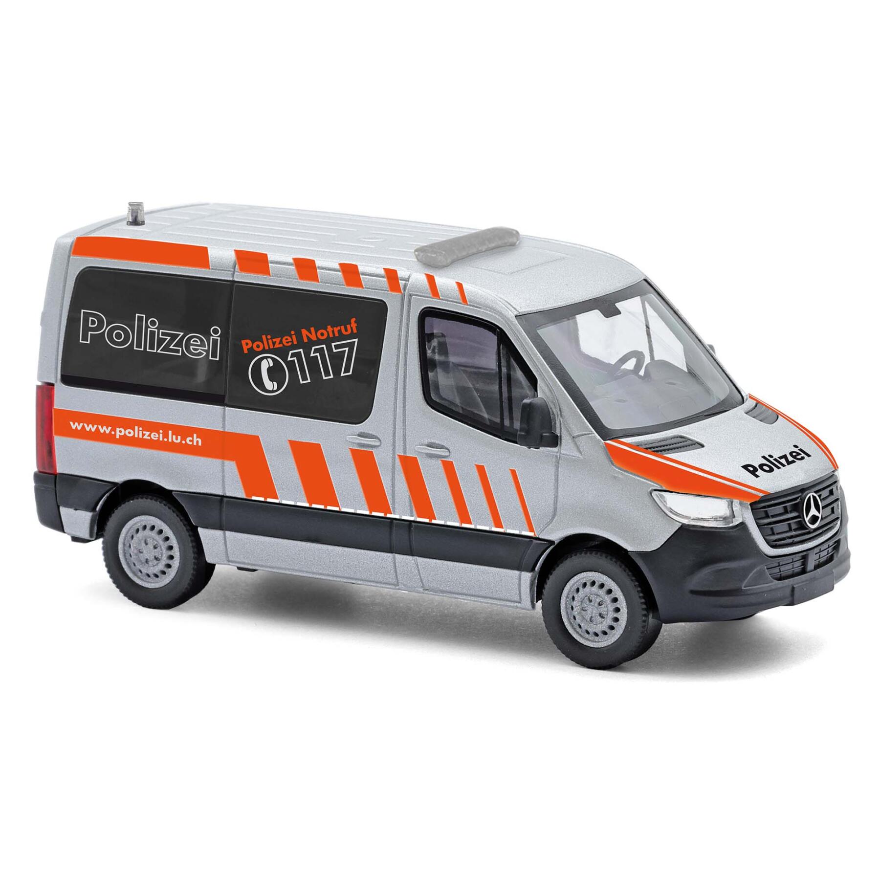 Busch 53474 H0 MB Sprinter, Polizei Schweiz