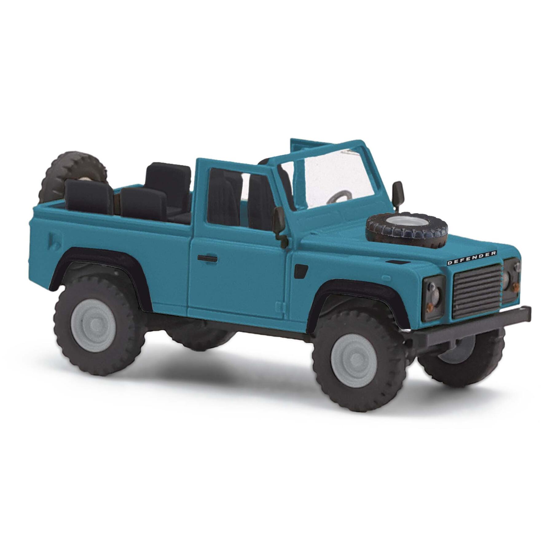 Busch 54393 H0 Land Rover 90, Blau