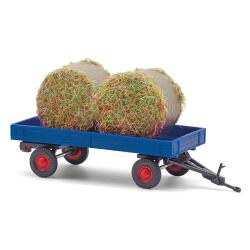 Busch 59975 H0 Anhänger mit Heuballen