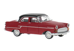 Brekina 20887 H0 Opel Kapitän ´56 rot/schwarz