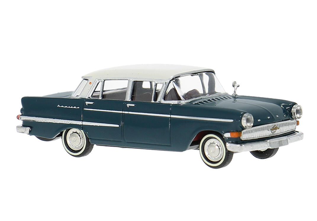 Brekina 20819 H0 Opel Kapitän P 2,6 blau/weiß