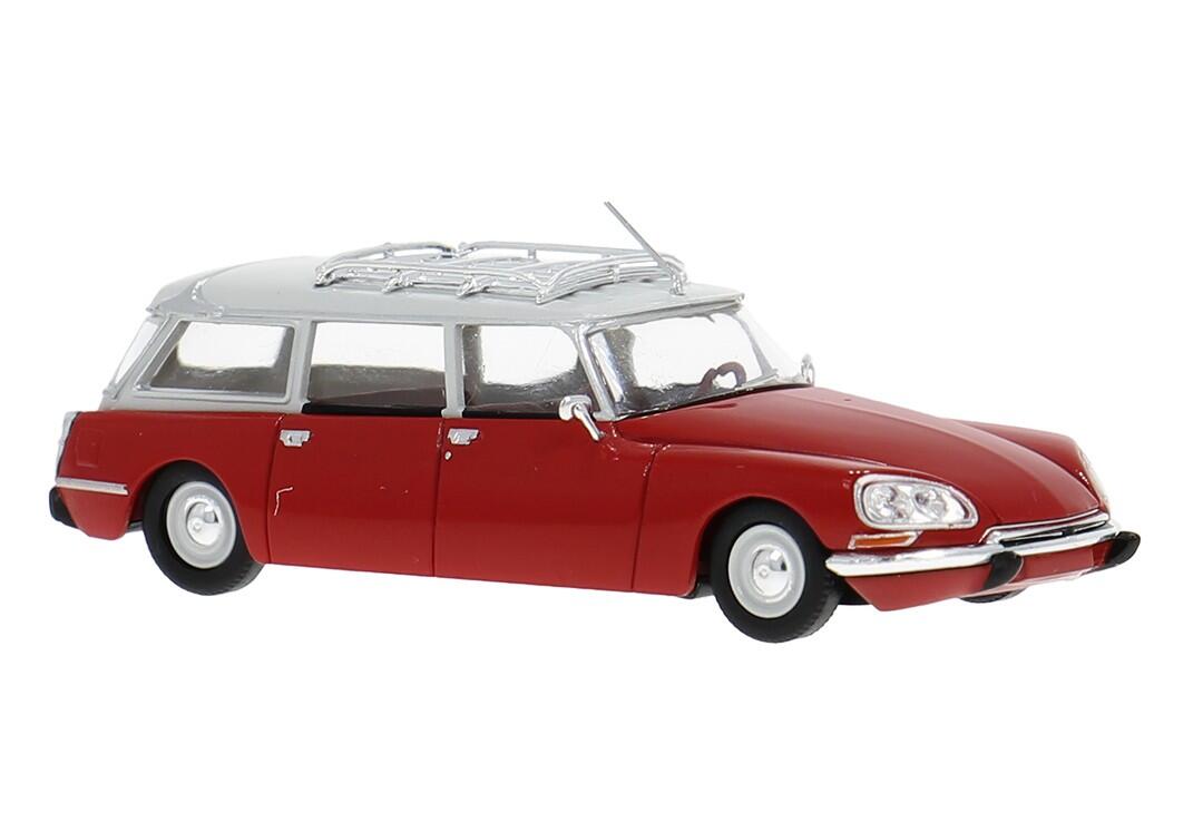 Brekina 14219 H0 Ctroen DS Break in rot/grau