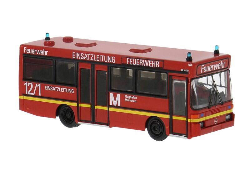Brekina 52283 H0 Mercedes-Benz O 402 vom Feuerwehr Flughafen Frankfurt