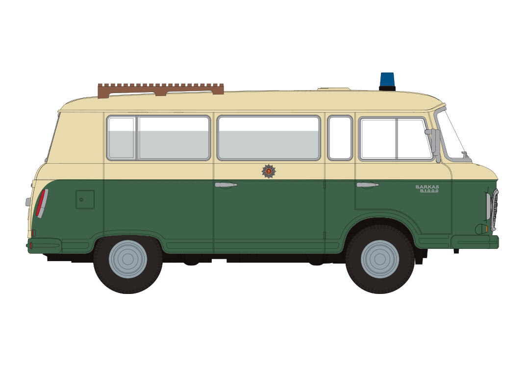Brekina 30048 H0 Barkas B1000 Bus "Volkspolizei"