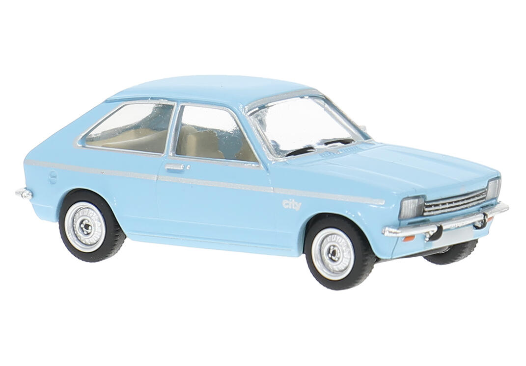 Brekina PCX870772 H0 Opel Kadett C City, hellblau