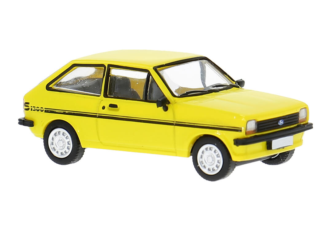 Brekina PCX870769 H0 Ford Fiesta Mk1 "S" in gelb