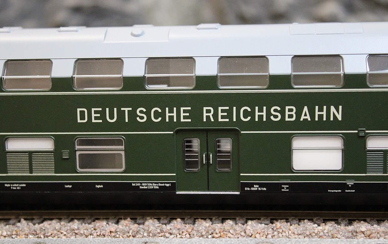 Piko 53191 Doppelstock-Büffetwagen DGR - Spur H0 - Neuwertig - OVP