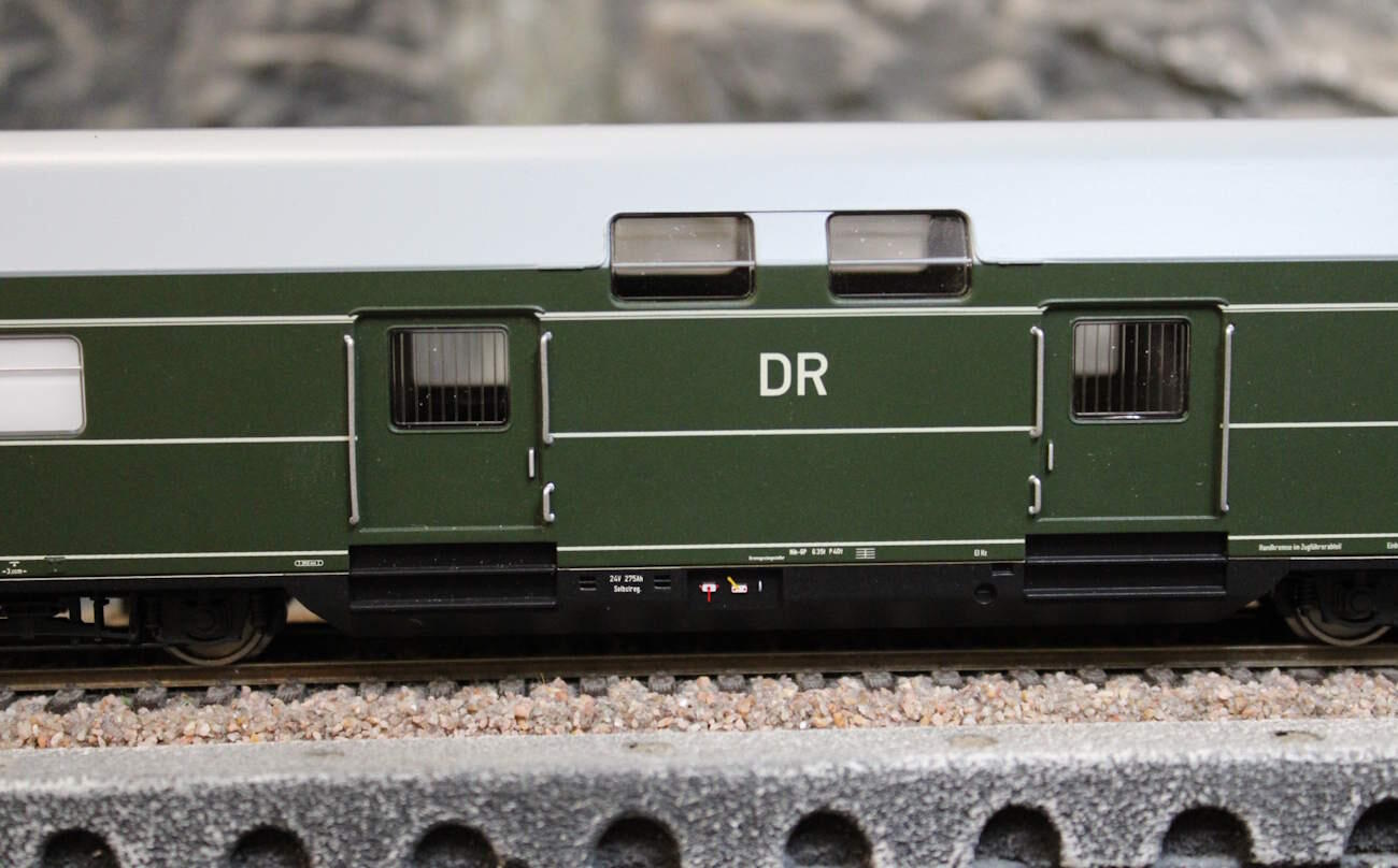Piko 53190 Doppelstock-Gepäckwagen DR - Spur H0 - Neuwertig - OVP