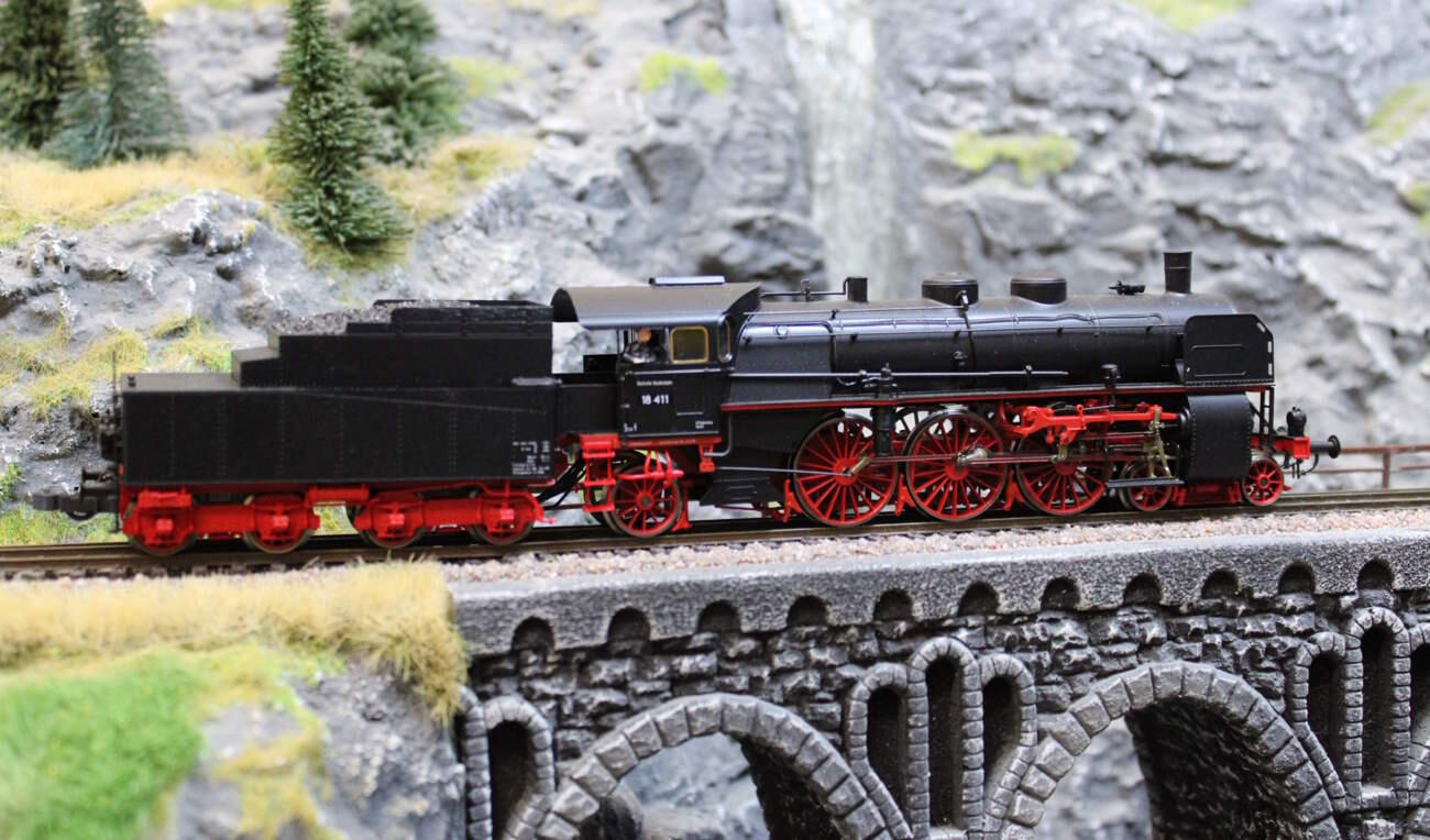 Roco 63363 Schlepptenderlokomotive BR 18.4 DB  -Ep III - Spur H0 - Digital