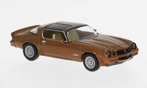 Brekina 18052 Chevrolet Camaro, braun, 1980, 1:87