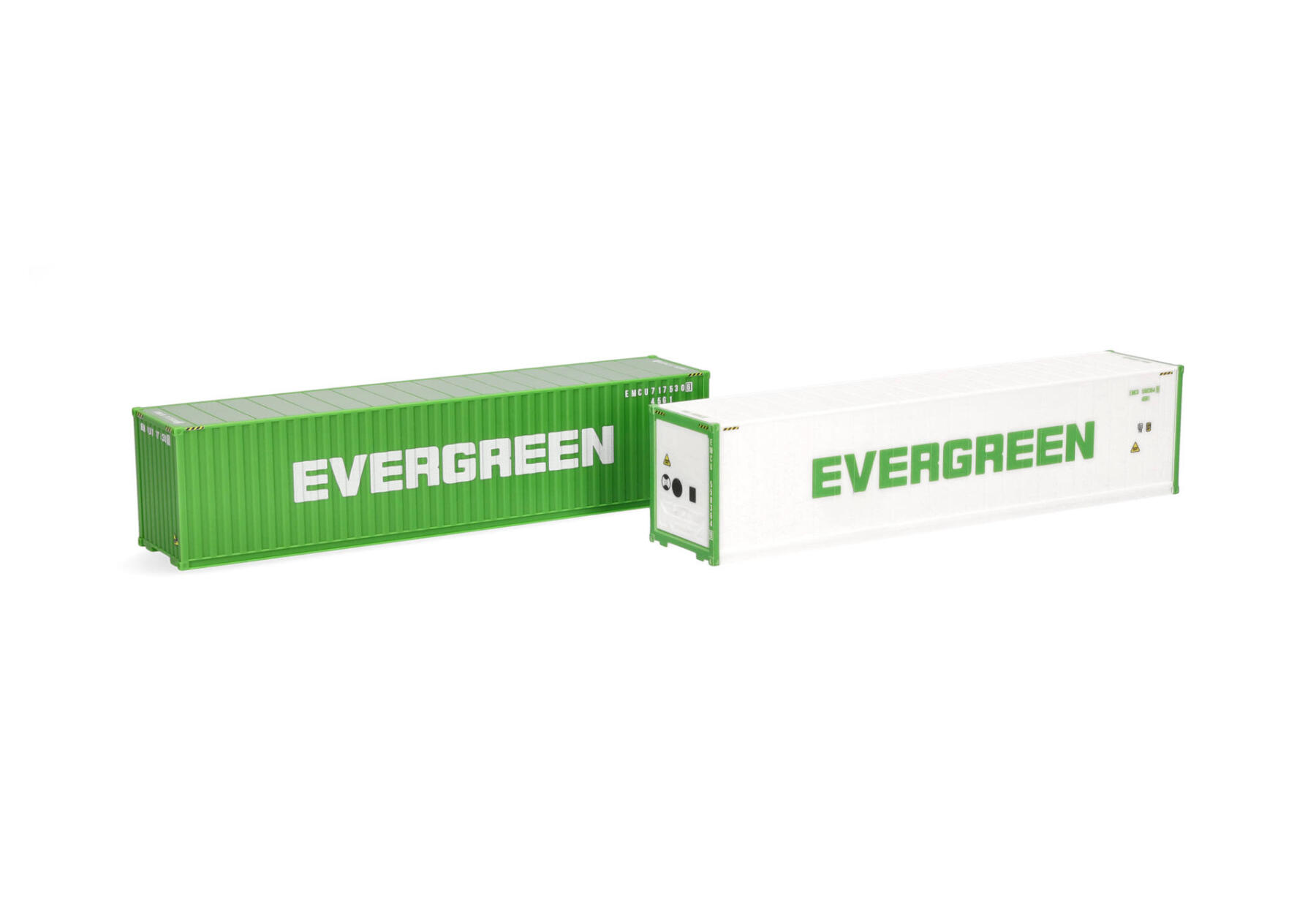 Herpa 076449-007 40ft Container Set "Evergreen"