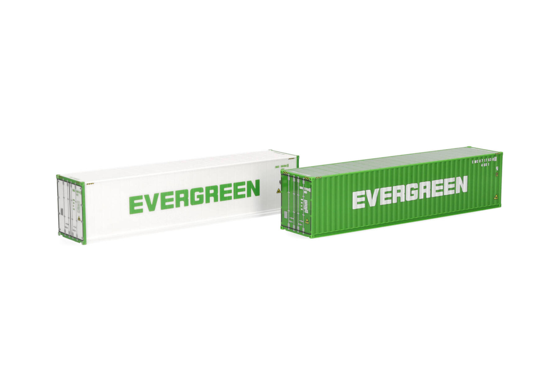 Herpa 076449-007 40ft Container Set "Evergreen"