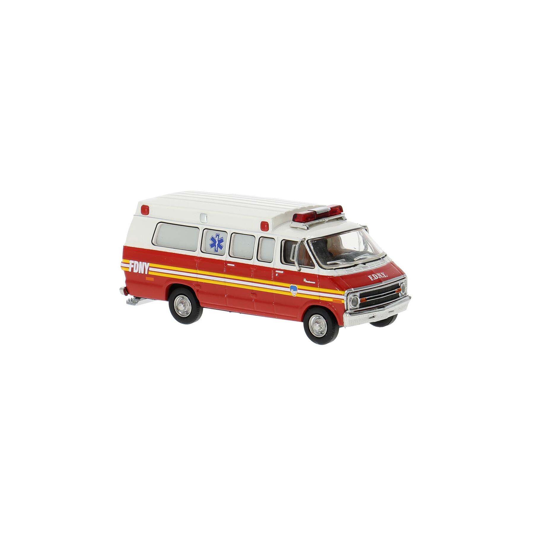 Brekina 18301 H0 Dodge Ambulance der FDNY