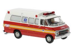 Brekina 18301 H0 Dodge Ambulance der FDNY