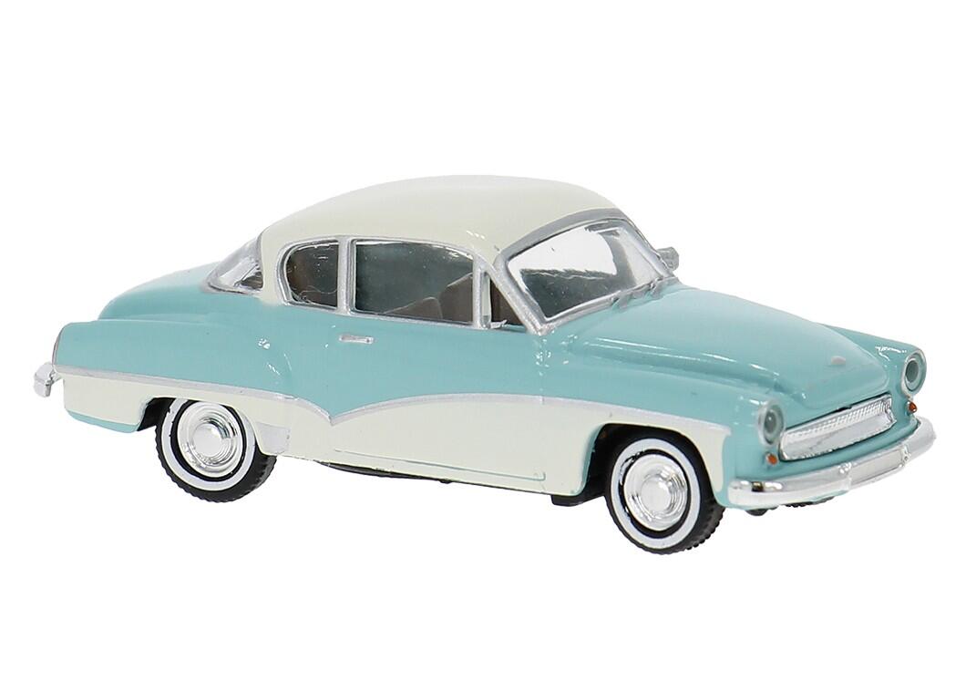 Brekina 27161 H0 Wartburg Coupé in pastelltürkis
