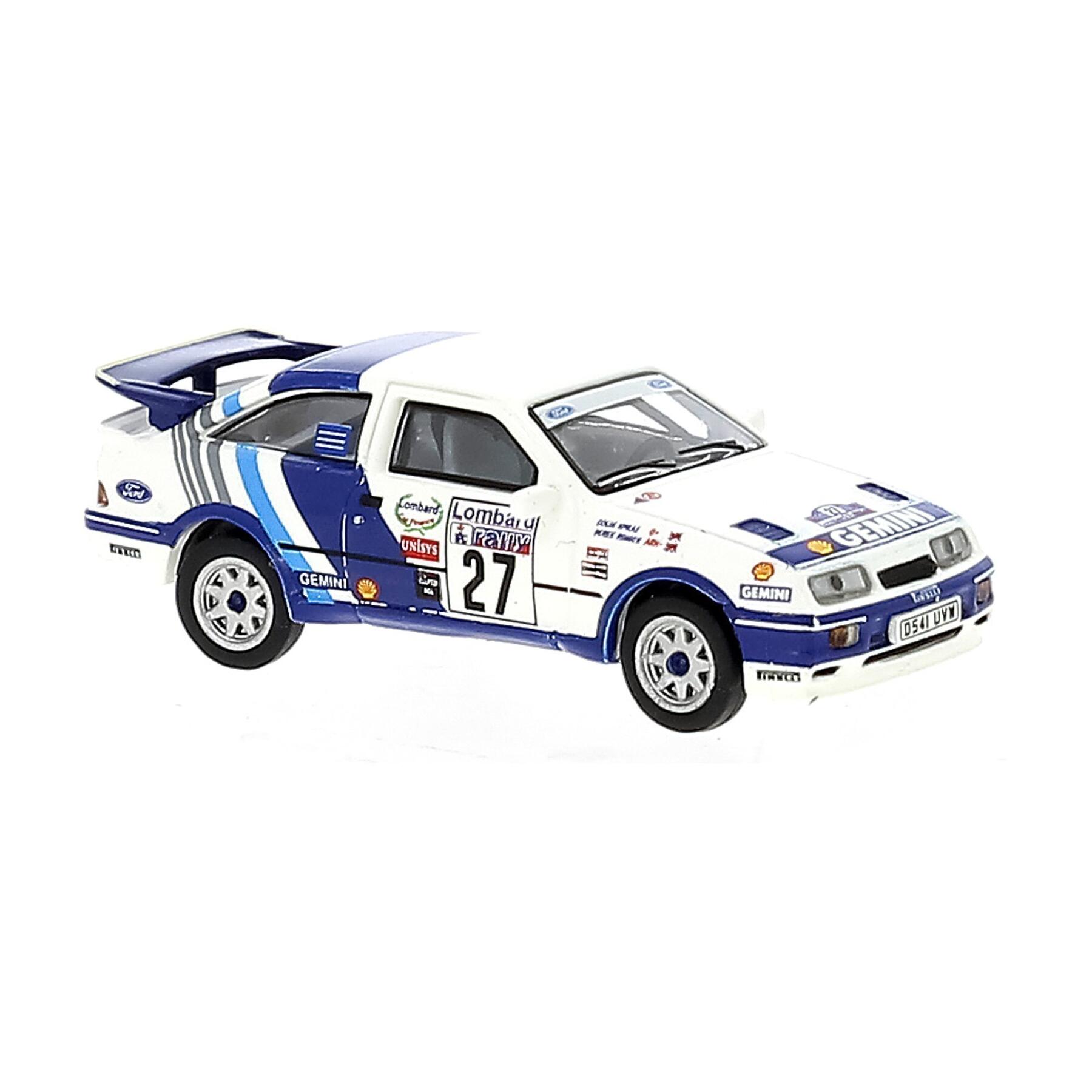 Brekina 19264 H0 Ford Sierra RS Cosworth, RAC 1989 mit Colin McRae (Unfall)