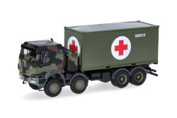 Herpa 747219-002 Iveco Trakker 8x8 LKW mit 20 ft....